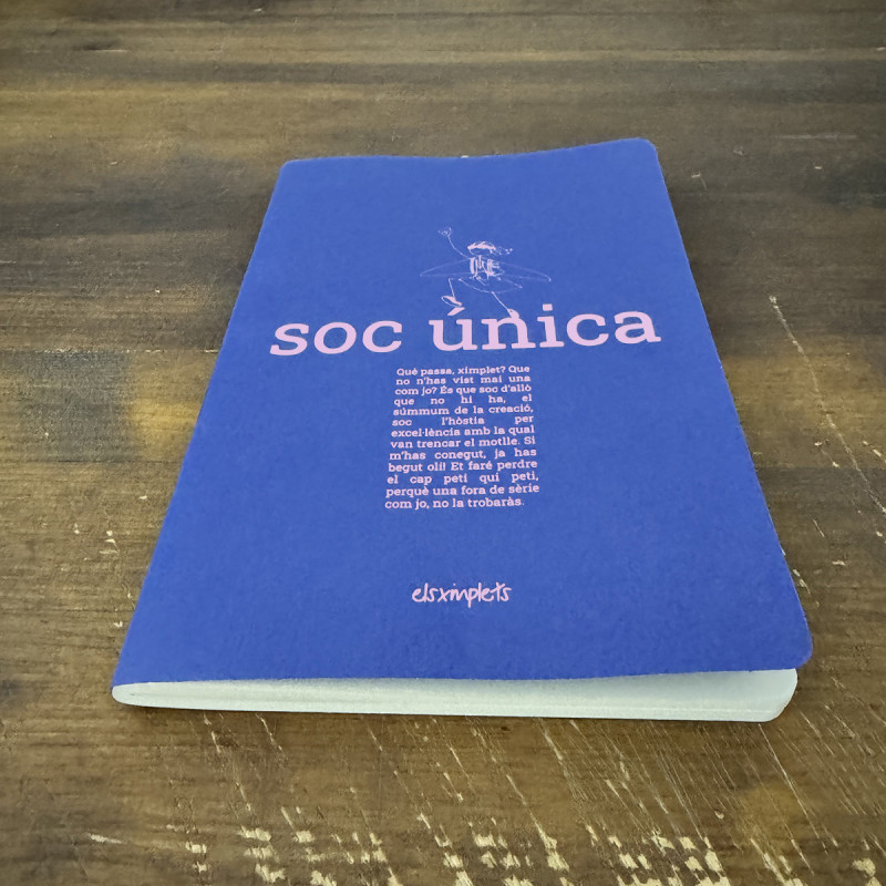 soc única - Llibreta paper reciclat  | Els Ximplets