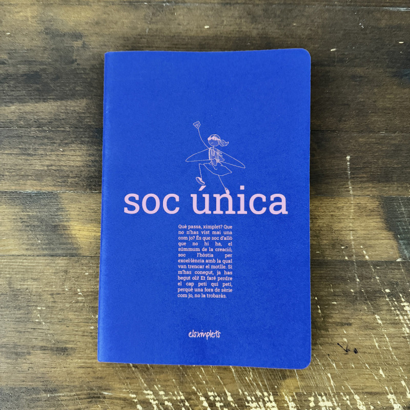 soc única - Llibreta paper reciclat  | Els Ximplets