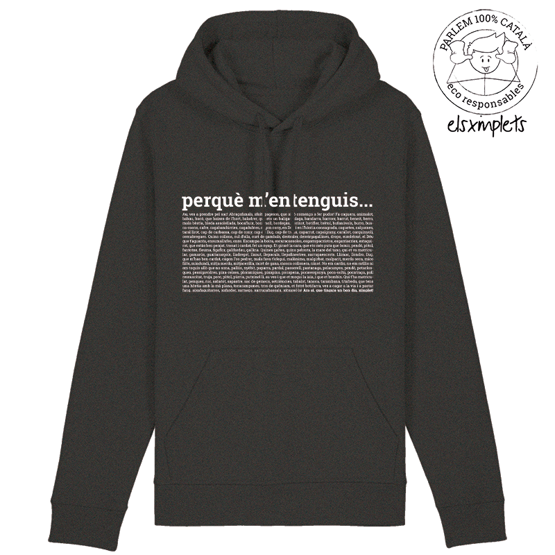 Dessuadora | perquè m'entenguis | Cotó orgànic | Els Ximplets