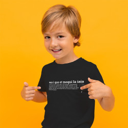 Ves i que et moqui la iaia - samarreta infantil - unisex