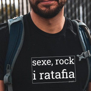 sexe, rock i ratafia  - samarreta unisex